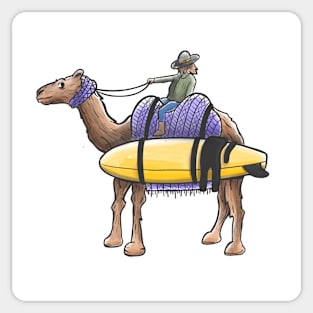 Camel Surf Sticker